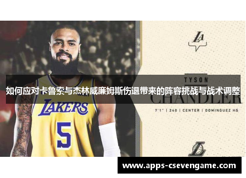 如何应对卡鲁索与杰林威廉姆斯伤退带来的阵容挑战与战术调整